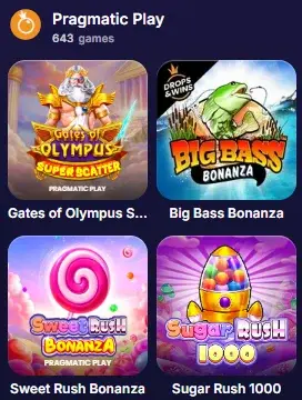 NVCasino-Spiele von Pragmatic Play