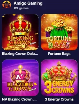 NVCasino Slots Amigo Gaming